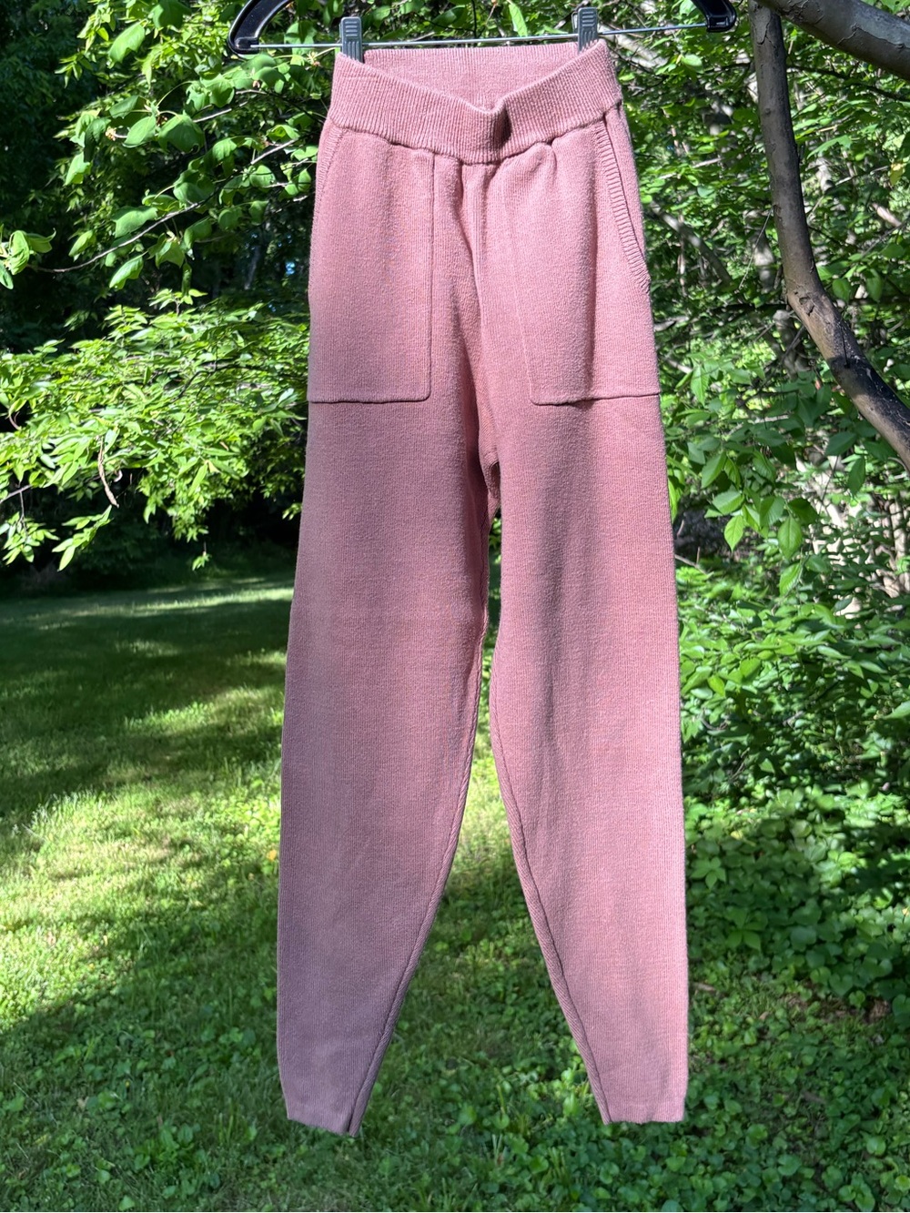 Sincerely Jules Cozy Brown/Nude Knit Pants